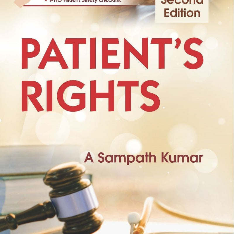 Patients Rights 2Ed (Pb 2022), by A Sampath Kumar