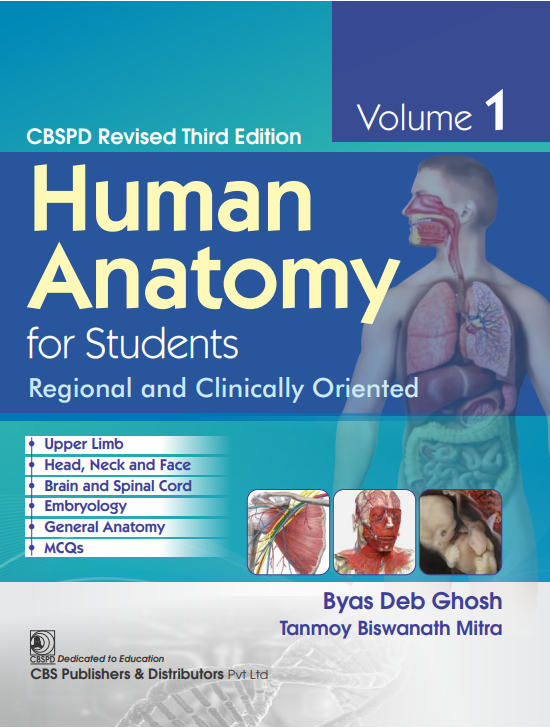 Human Anatomy For Students Regional And Clinically Oriented Cbspd Revised 3Ed Vol 1 (Pb 2024) , by Byas Deb Ghosh