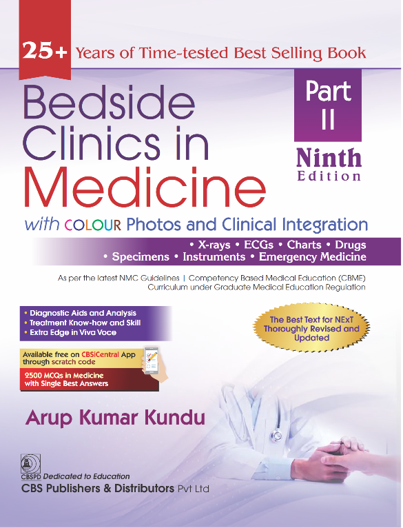 Bedside Clinics In Medicine 9Ed Part Ii With Colour Photos And Clinical Integration (Pb 2025), by Arup Kumar Kundu