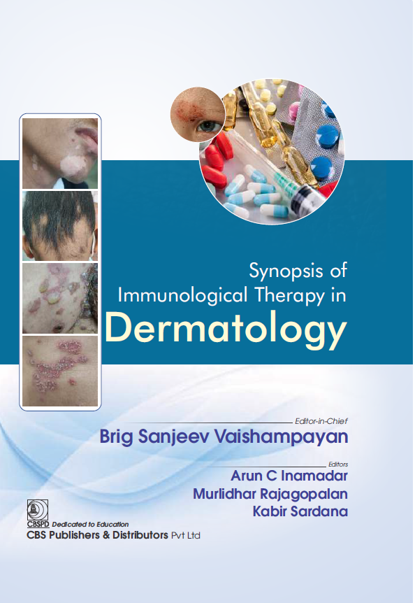 Synopsis Of Immunological Therapy In Dermatology (Hb 2024), by Brig Sanjeev Vaishampayan