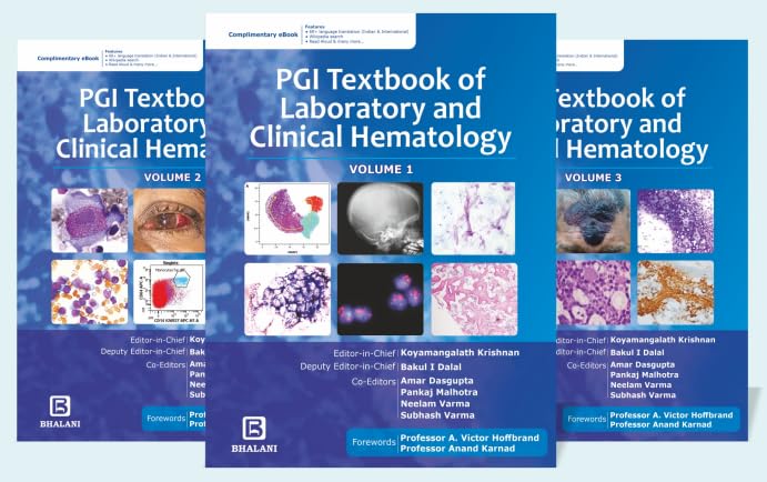 PGI Textbook of Laboratory & Clinical Hematology,3 Volume Set, 1e, DR. KRISHNAN