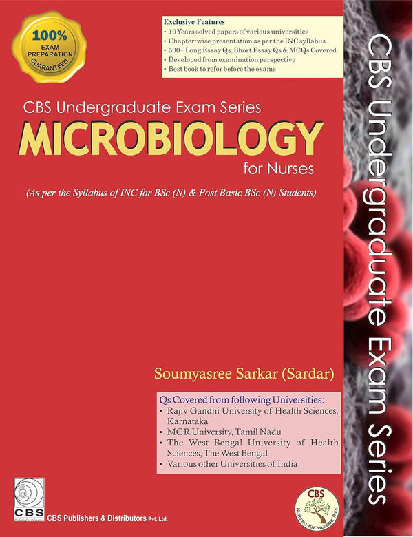 Cbs Undergraduate Exam Series Microbiology For Nurses (Pb 2018) , by Soumyasree Sarkar