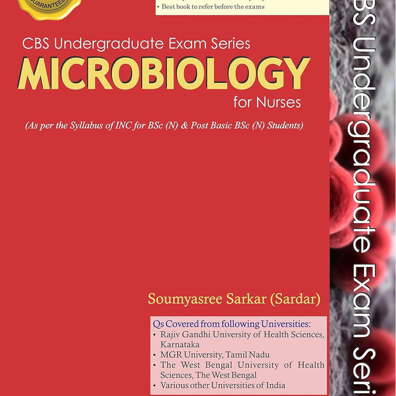 Cbs Undergraduate Exam Series Microbiology For Nurses (Pb 2018) , by Soumyasree Sarkar