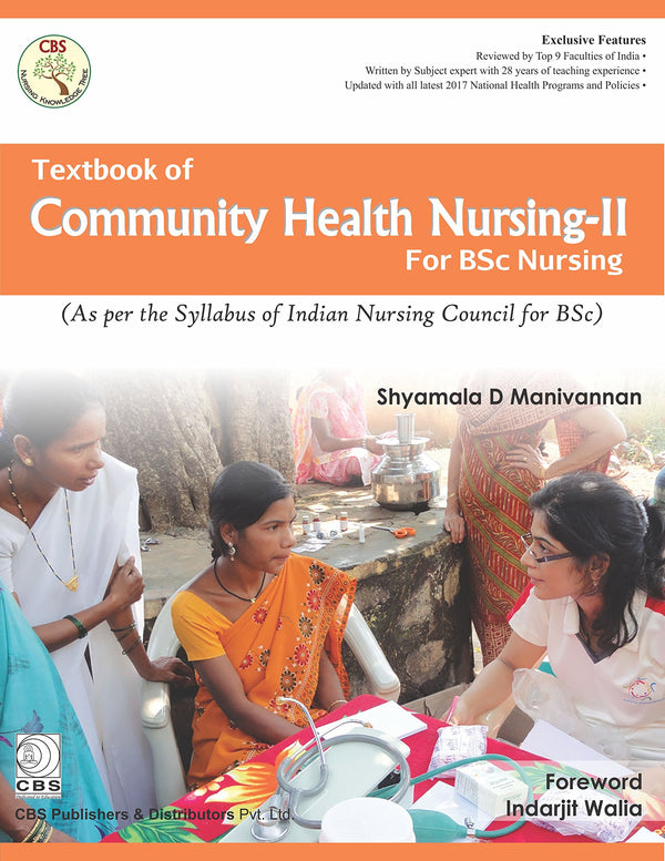 Textbook Of Community Health Nursing Ii For Bsc Nursing (Pb 2025) , by Shyamala D Manivannan