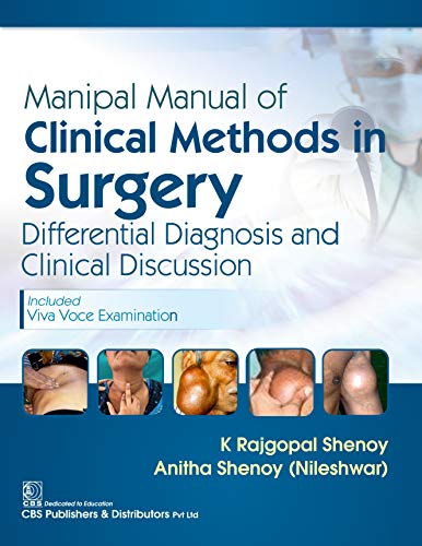 Manipal Manual Of Clinical Methods In Surgery (Pb 2021) , by K Rajagopal Shenoy