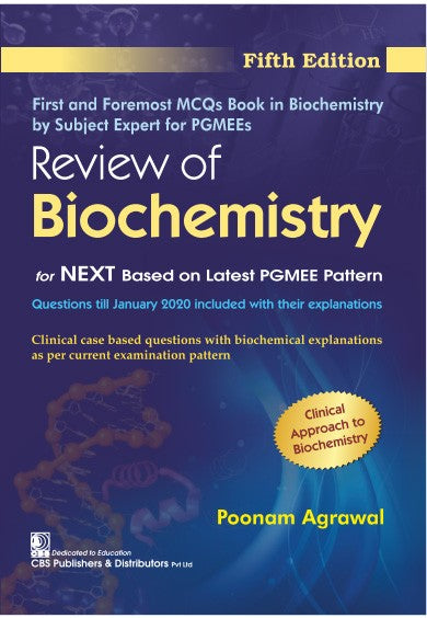 Review Of Biochemistry 5Ed (Pb 2020), by Poonam Agarwal