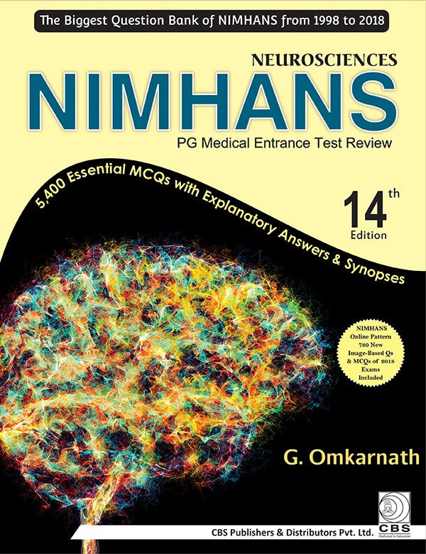 Neurosciences Nimhans Pg Medical Entrance Test Review 14Ed (Pb 2019) , by G Omkarnath