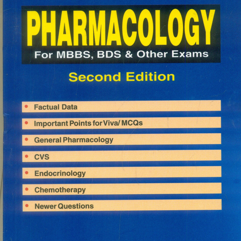 Pharmacology For Mbbs Bds And Other Exams 2Ed (Cbs Quick Text Revision Series ) (Pb 2020) , by M S Bhatia