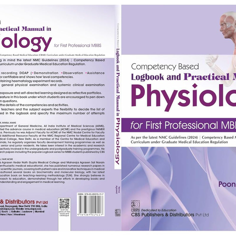 Competency Based Logbook And Practical Manual In Physiology For First Professional Mbbs 1F (Pb 2026), by Niket Verma