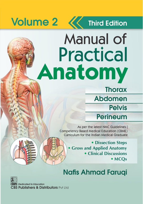 Manual Of Practical Anatomy 3Ed Vol 2 Thorax Abdomen Pelvis Perineum (Pb 2026), by Nafis Ahmad Faruqi