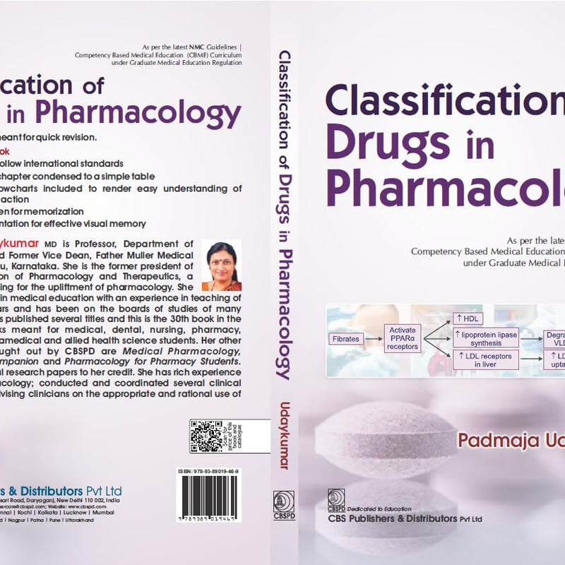Classification Of Drug In Pharmacology (Pb 2026), by Padmaja Udaykumar