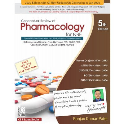 Conceptual Review Of Pharmacology For Nbe 5Ed (Pb 2020), by Ranjan Kumar Patel