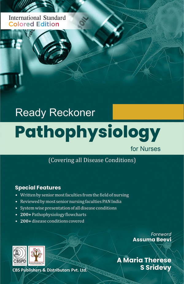 Ready Reckoner Pathophysiology For Nurses (Pb 2023), by A Maria Therese