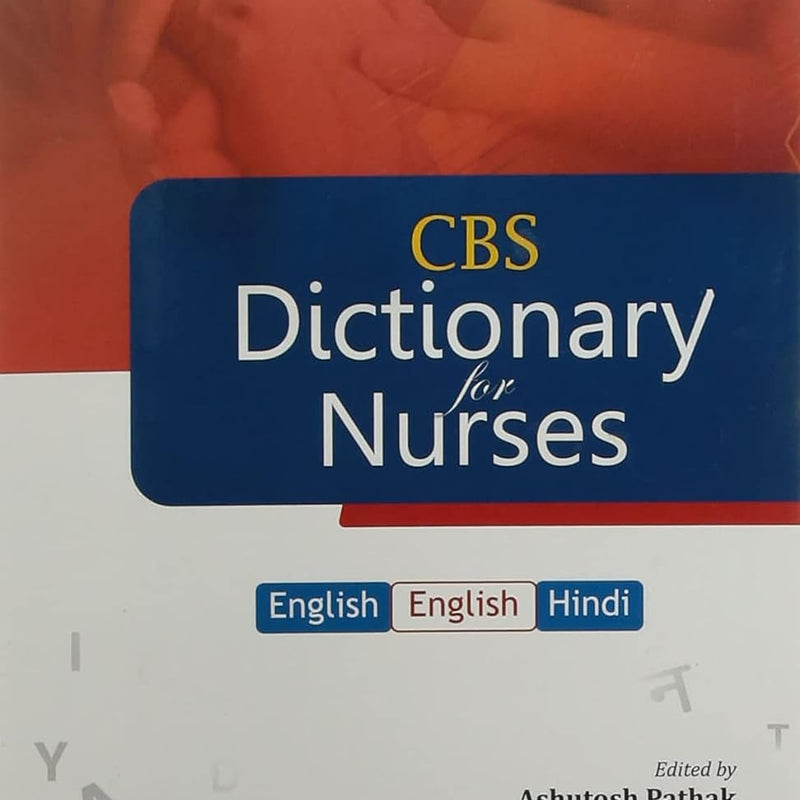 Cbs Dictionary For Nurses English-English-Hindi (Pb 2025), by Jacintha D Souza