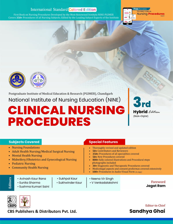 Clinical Nursing Procedures 3Ed Pgimer National Institute Of Nursing Education (Pb 2026), by Sandhya Ghai