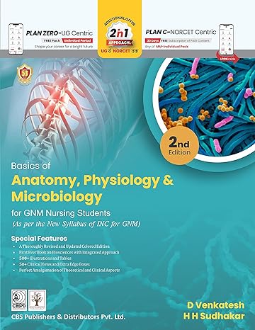 Basics Of Anatomy Physiology And Microbiology For Gnm Nursing Students 2Ed (Pb 2026), by D Venkatesh
