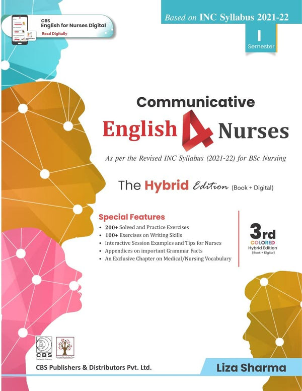 Communicative English 4 Nurses 3Ed As Per The Revised Inc Syllabus 2021-22 For Bsc Nursing Semester I (Pb 2026), by Liza Sharma