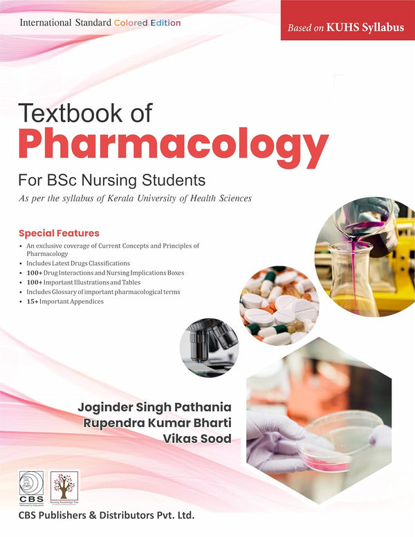 Textbook Of Pharmacology For Bsc Nursing Students Based On Kuhs Syllabus (Pb 2022) , by Joginder Singh Pathania