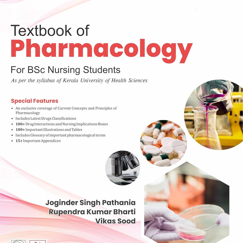 Textbook Of Pharmacology For Bsc Nursing Students Based On Kuhs Syllabus (Pb 2022) , by Joginder Singh Pathania