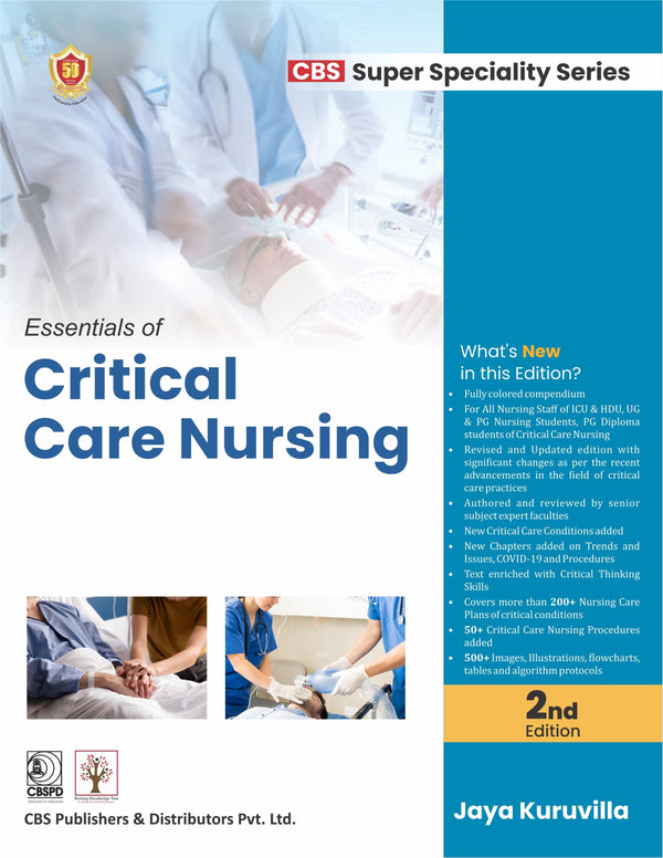 Essentials Of Critical Care Nursing 2Ed (Pb 2023), by Jaya Kuruvilla