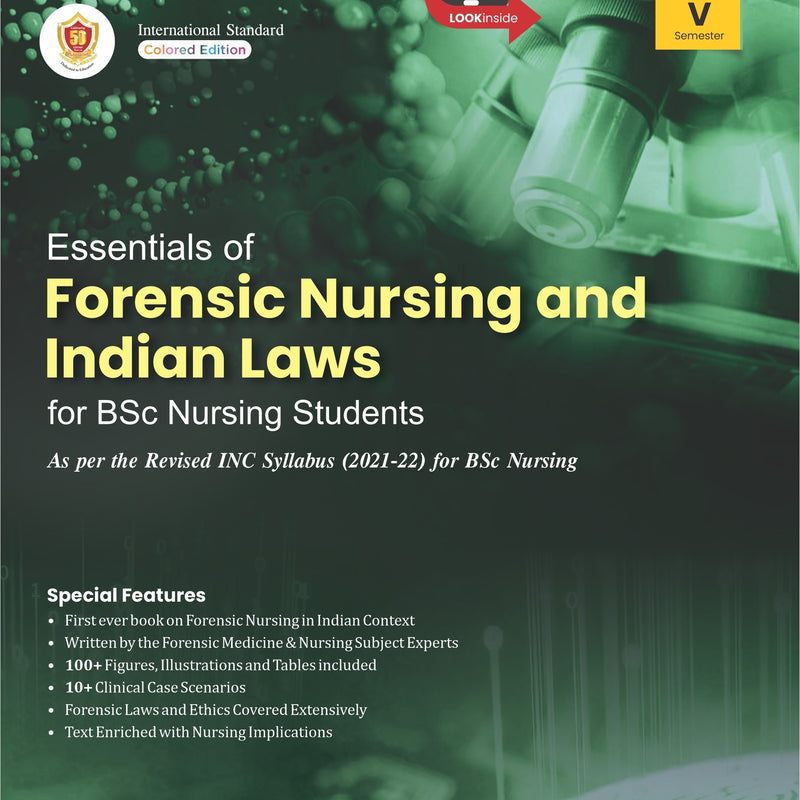 Essentials Of Forensic Nursing And Indian Laws For Bsc Nursing Students (Pb 2026), by J Magendran