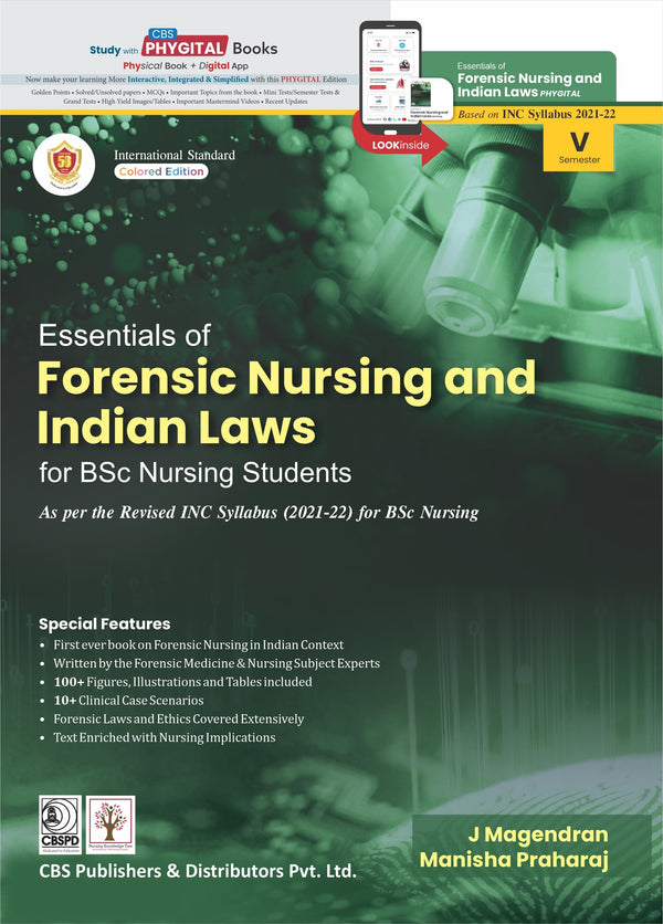 Essentials Of Forensic Nursing And Indian Laws For Bsc Nursing Students (Pb 2026), by J Magendran