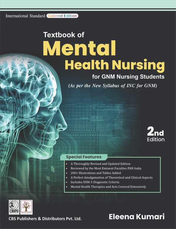 Textbook Of Mental Health Nursing For Gnm Nursing Students 2Ed (Pb 2022), by Eleena Kumari