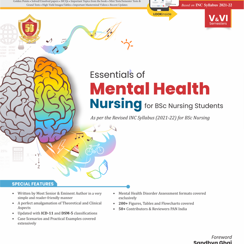 Essentials Of Mental Health Nursing For Bsc Nursing Students Based On Inc Syllabus 2021-22 (Pb 2024), by Deepika C Khakha