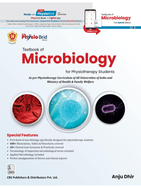 Textbook Of Microbiology For Physiotherapy Students (Pb 2023), by Anju Dhir