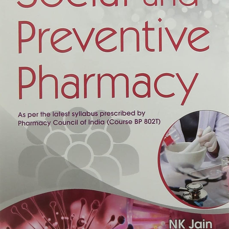 Social And Preventive Pharmacy (Course Bp 802T) (Pb 2026), by N K Jain