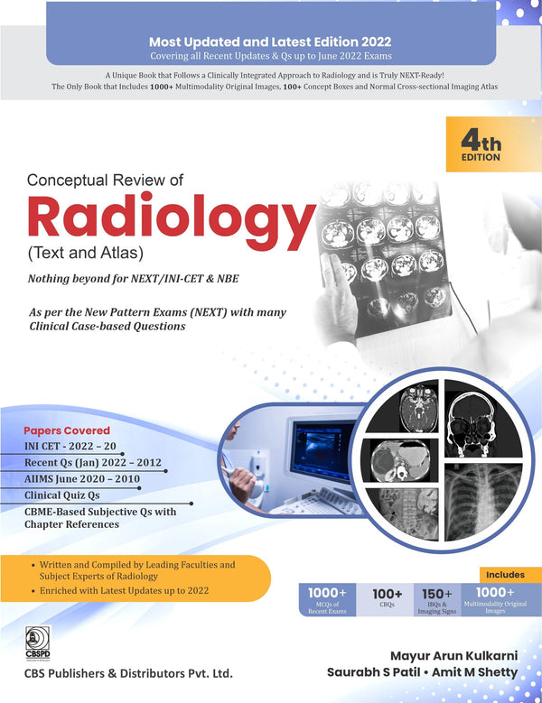 Conceptual Review Of Radiology (Text And Atlas) Nothing Beyond For Pgmee 4Ed (Pb 2023), by Mayur Arun Kulkarni