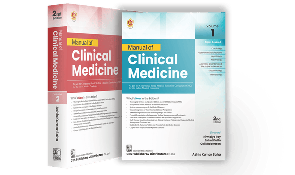 Manual Of Clinical Medicine 2 Set 2Ed (Pb 2025), by Ashis Kumar Saha