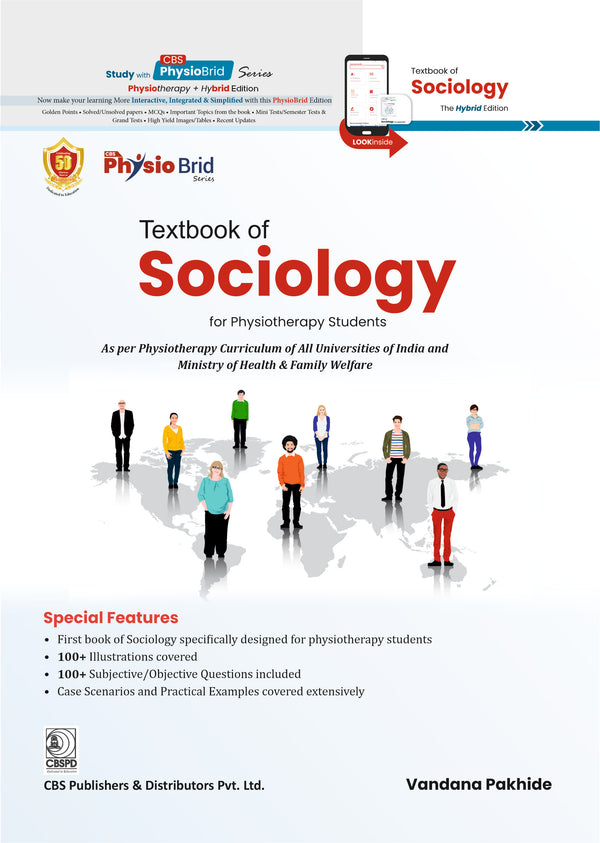 Textbook Of Sociology For Physiotherapy Students (Pb 2026), by Vandana Pakhide