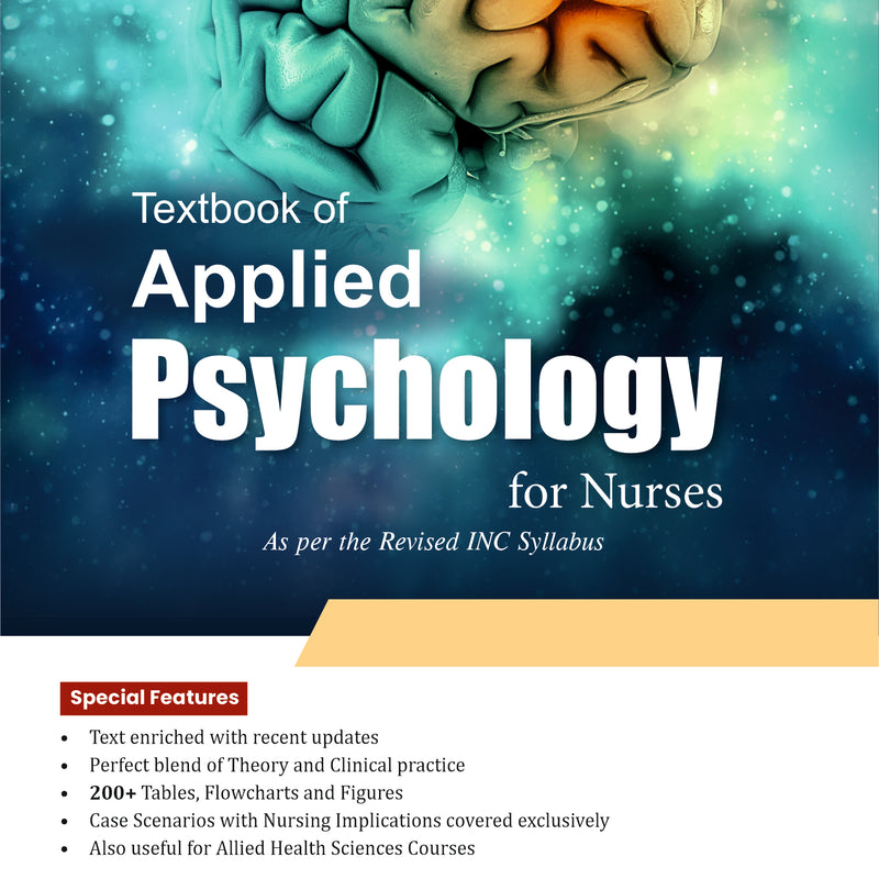 Textbook Of Applied Psychology For Nurses As Per The Revised Inc Syllabus (Pb 2025), by Monika Thakur