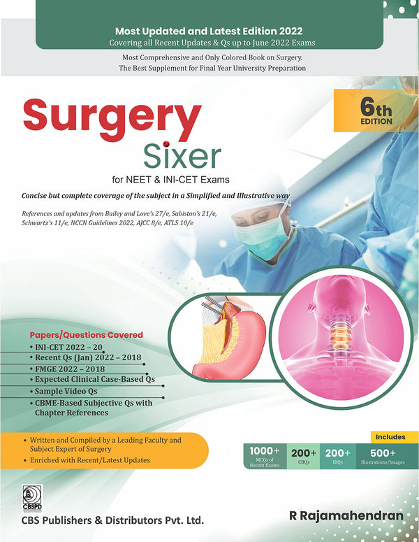Surgery Sixer For Nbe 6Ed (Pb 2023), by R Rajamahendran