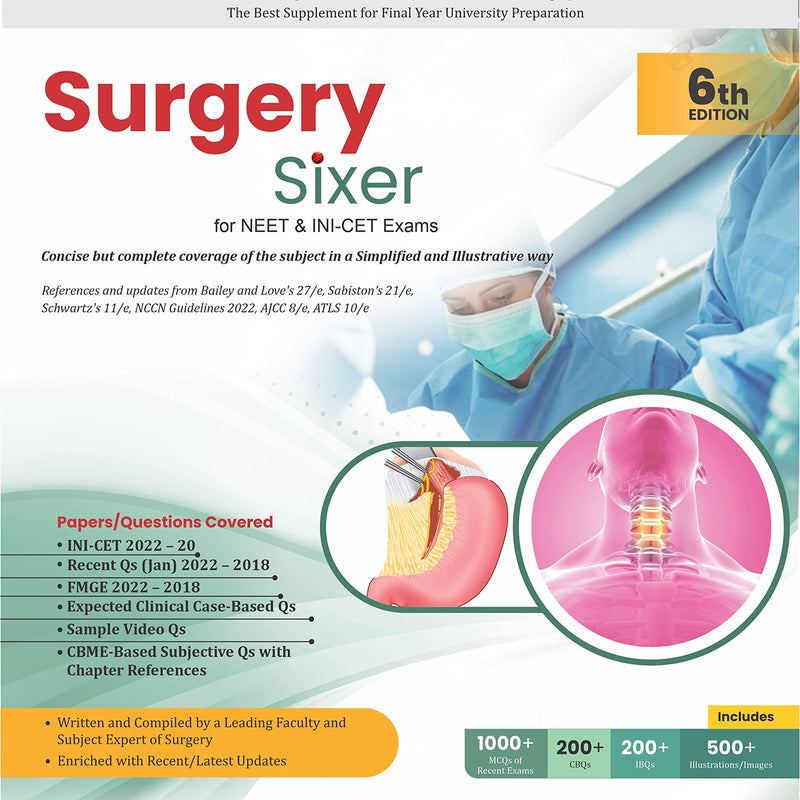 Surgery Sixer For Nbe 6Ed (Pb 2023), by R Rajamahendran