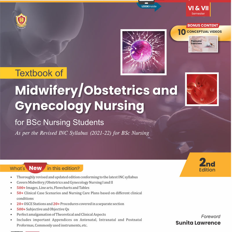 Textbook Of Midwifery Obstetrics And Gynecology Nursing For Bsc Nursing Students 2Ed (Pb 2026), by Sandeep Kaur