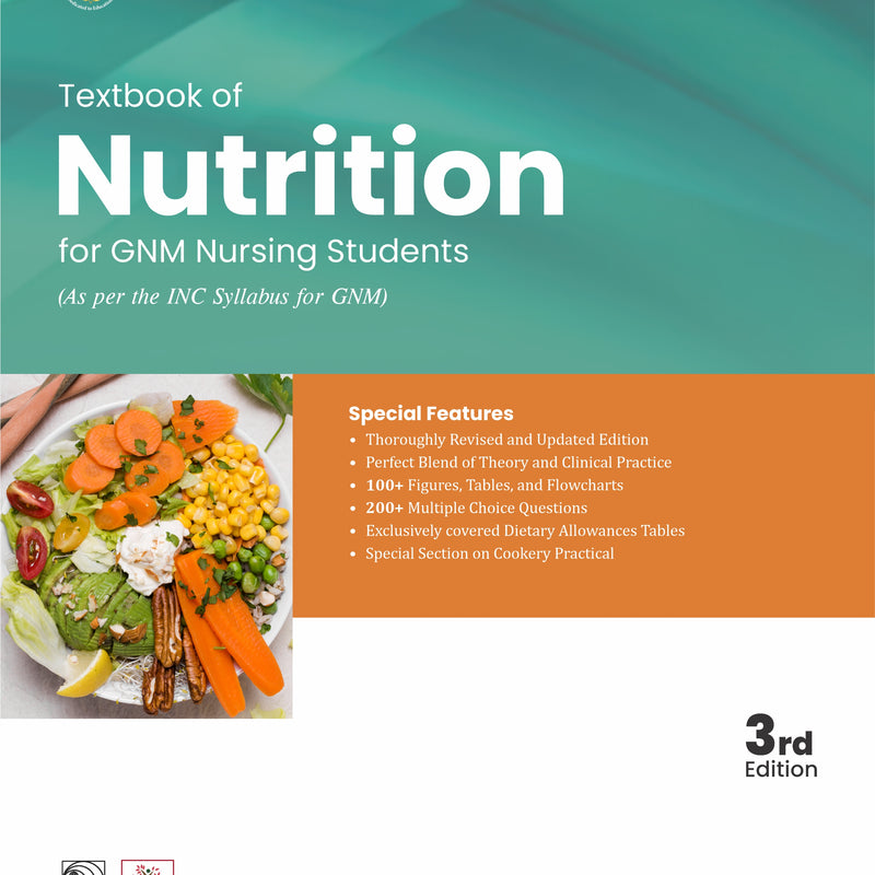 Textbook Of Nutrition For Gnm Nursing Students As Per The Inc Syllabus For Gnm 3Ed (Pb 2026), by Varinder Kaur