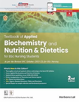 Textbook Of Applied Biochemistry And Nutrition And Dietetics For Bsc Nursing Students 2Ed (Pb 2027), by Harbans Lal