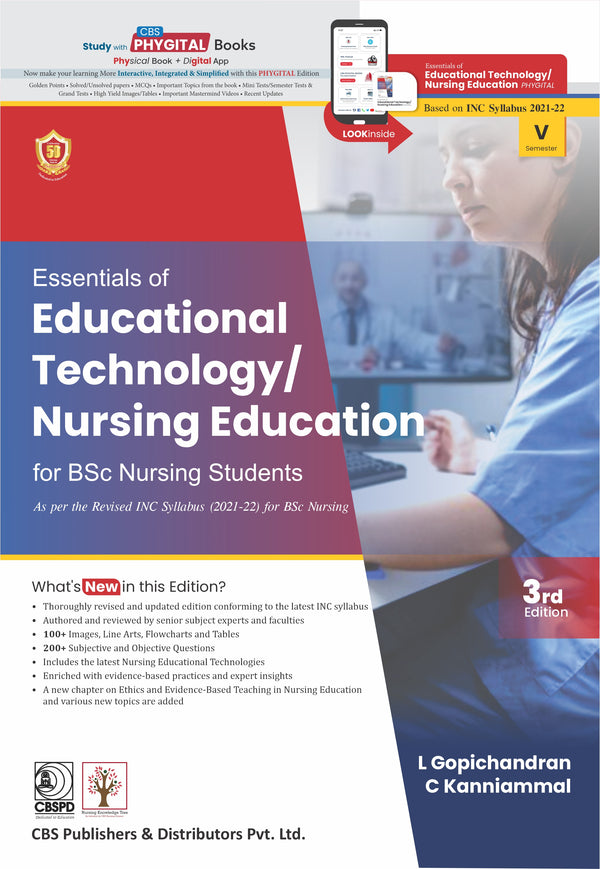 Essentials Of Educational Technology Nursing Educations For Bsc Nursing Students 3Ed (Pb 2025), by L Gopichandran