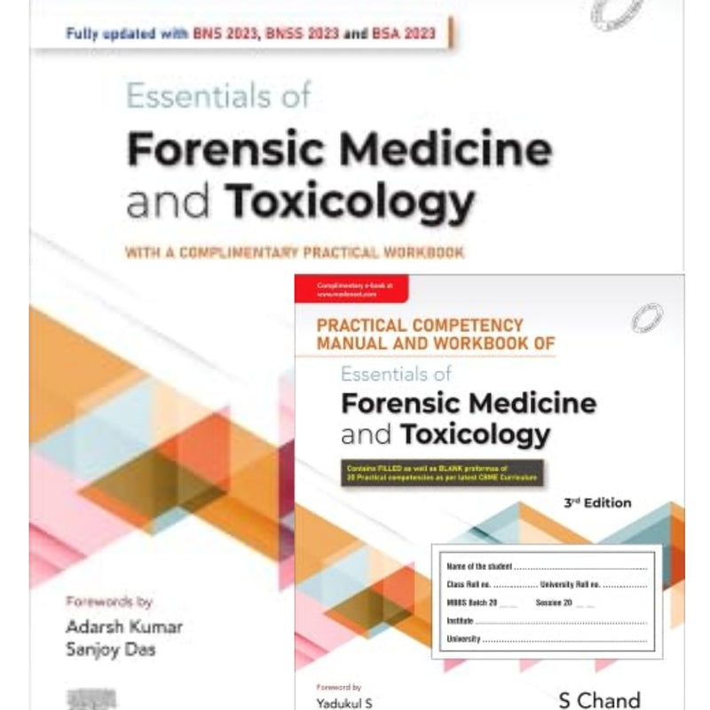 Essentials of Forensic Medicine and Toxicology - 2 Volume Set, Suresh Chand