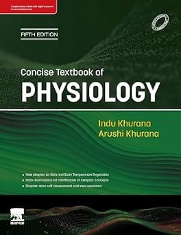 Concise Textbook of Physiology, 5e, Indu Khurana