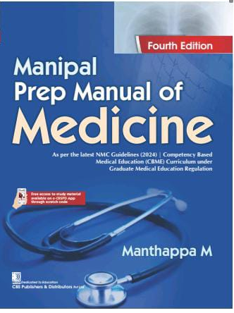 Manipal Prep Manual of Medicine 4/e by Manthappa M
