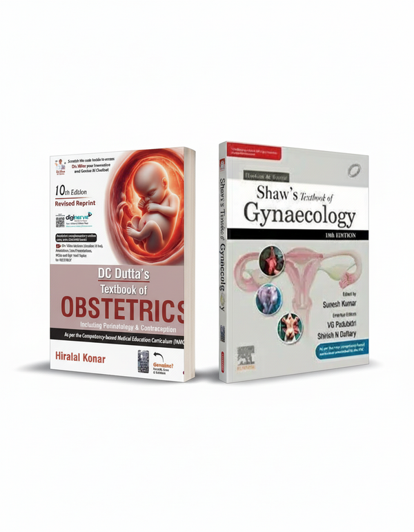 DC Dutta's Obstetrics & Shaw's Gynecology Combo