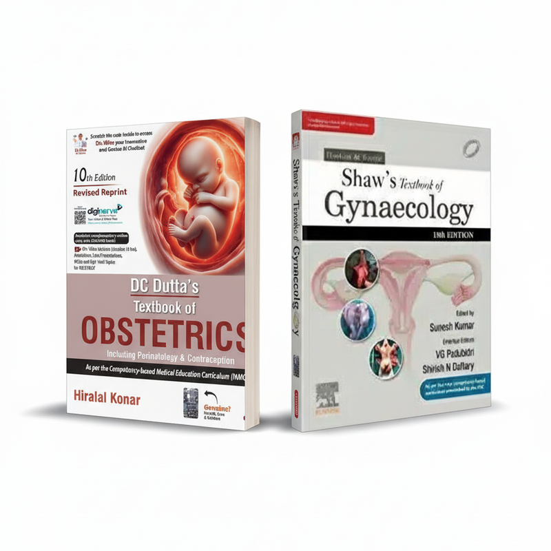 DC Dutta's Obstetrics & Shaw's Gynecology Combo