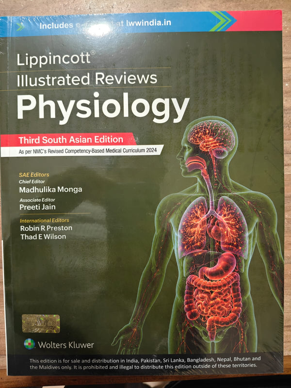 Lippincott Illustrated Reviews: Physiology, 3rd South Asian Edition cover