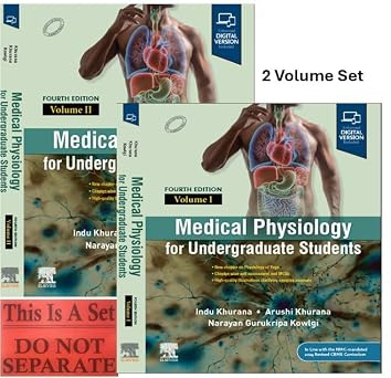Medical Physiology for Undergraduate Students 4th Edition 2 Volume Set by Indu Khurana - Elsevier