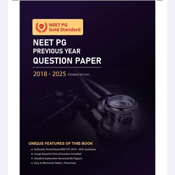 NEET PG Previous Year Question Paper (2018 - 2025) by Dr Abhishek Gupta