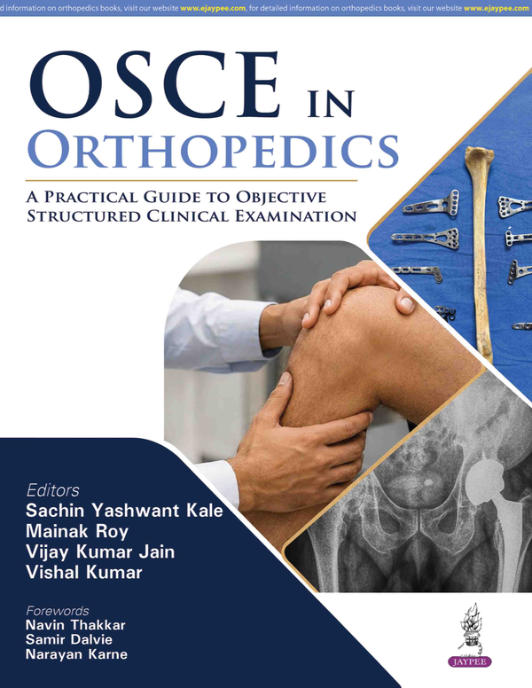 OSCE in Orthopedics book cover – Jaypee, 1st Edition