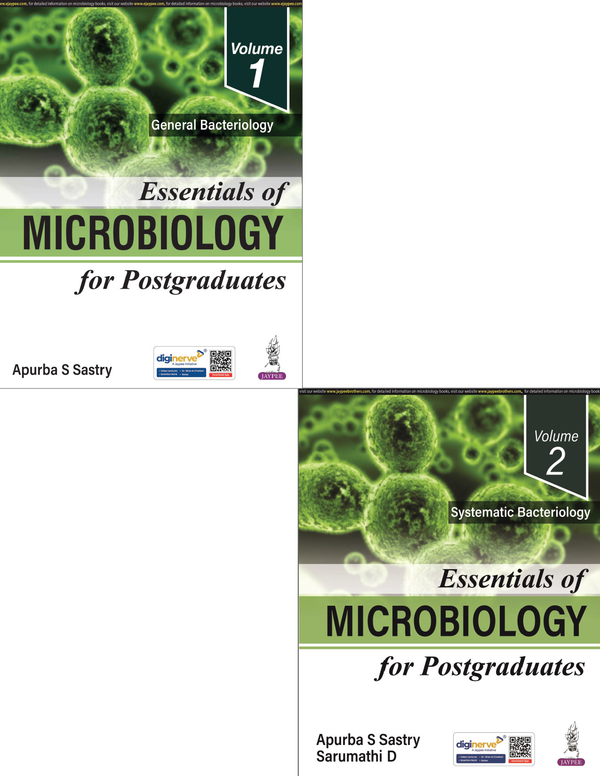 Essentials of Microbiology for Postgraduates: Vol. 1 & 2 (Combo)